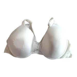 Assets By Spanx White Padded Full Coverage Bra 42C Adjustable Straps Intimates